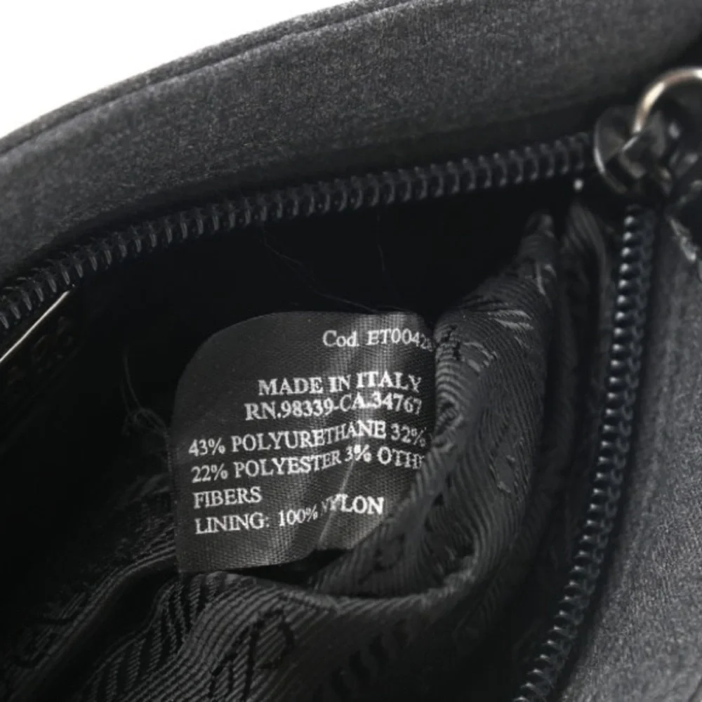 PRADA Super Basic 100 Pouch Anthracite